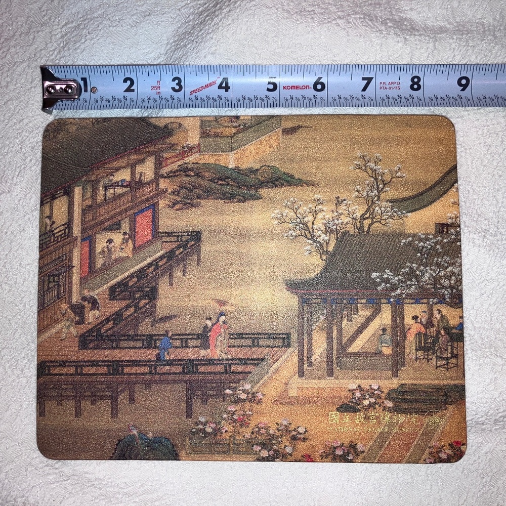 Vintage chinoiserie mouse pad